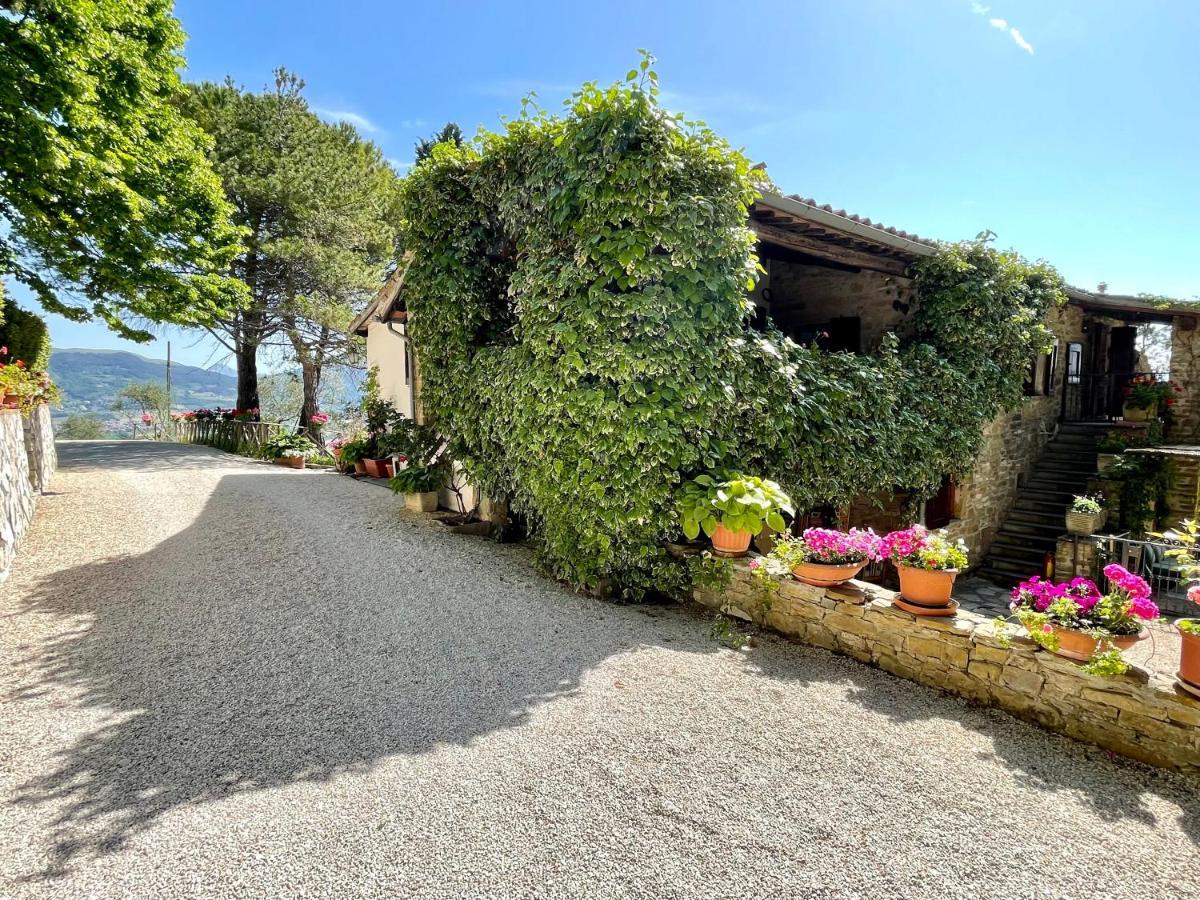 La Panoramica Gubbio - Maison De Charme - Casette E Appartamenti Self Catering Per Vacanze Meravigliose! Luaran gambar